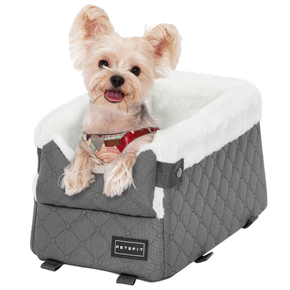 Center Console Dog Car Seat for Small Pets