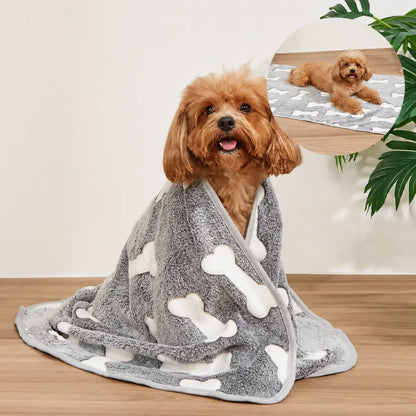 Dog Blankets for Medium Large Dogs Washable, 3 Pack Pet Blanket Washable 41" X 31", Fuzzy Soft Puppy Blanket Throw Cover for Kennel Crate Bed, Blanket for Dogs, Pet Blankets for Dogs Winter