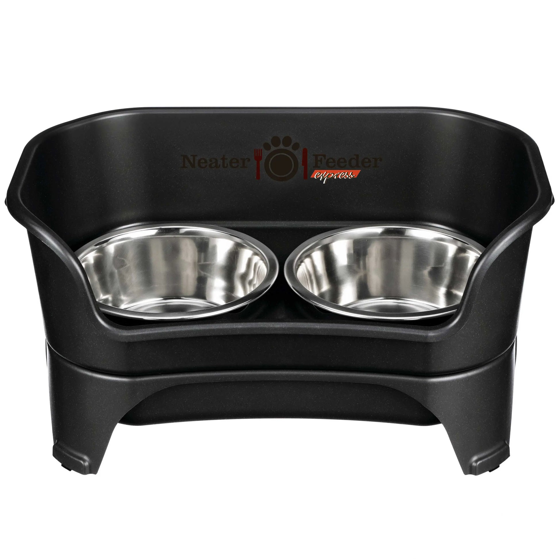 Neater Feeder for Dogs - MESS PROOF PET BOWLS, Stainless Steel Bowls, Raised Walls, Elevated Feeder, Bpa-Free, Top-Rack Dishwasher Safe, Made in USA