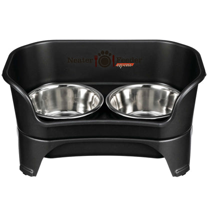 Neater Feeder for Dogs - MESS PROOF PET BOWLS, Stainless Steel Bowls, Raised Walls, Elevated Feeder, Bpa-Free, Top-Rack Dishwasher Safe, Made in USA