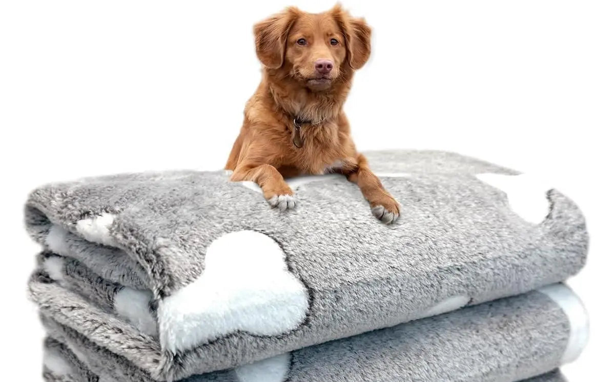 Dog Blankets for Medium Large Dogs Washable, 3 Pack Pet Blanket Washable 41" X 31", Fuzzy Soft Puppy Blanket Throw Cover for Kennel Crate Bed, Blanket for Dogs, Pet Blankets for Dogs Winter