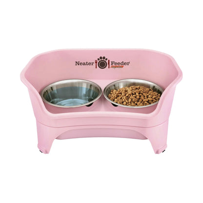 Neater Feeder for Dogs - MESS PROOF PET BOWLS, Stainless Steel Bowls, Raised Walls, Elevated Feeder, Bpa-Free, Top-Rack Dishwasher Safe, Made in USA
