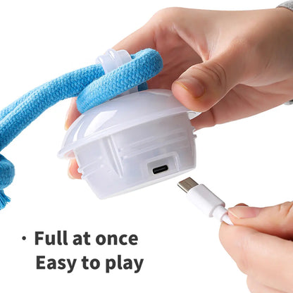 The Chase Buddy Dog Toy with Ropes Interactive Self Play and Moving Dogs Balls, Automatic Electric Rolling Gift