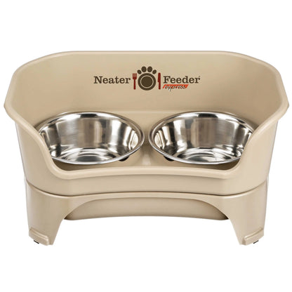 Neater Feeder for Dogs - MESS PROOF PET BOWLS, Stainless Steel Bowls, Raised Walls, Elevated Feeder, Bpa-Free, Top-Rack Dishwasher Safe, Made in USA