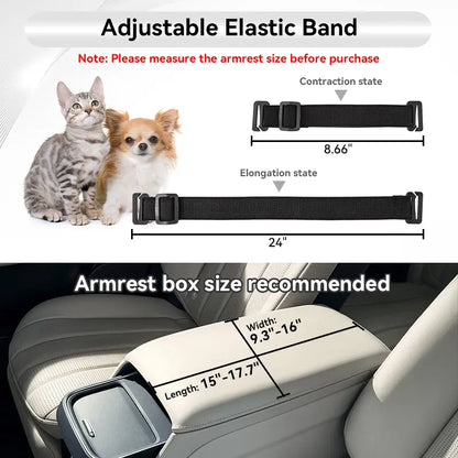 Center Console Dog Car Seat for Small Pets